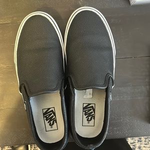Black slip on sneaker